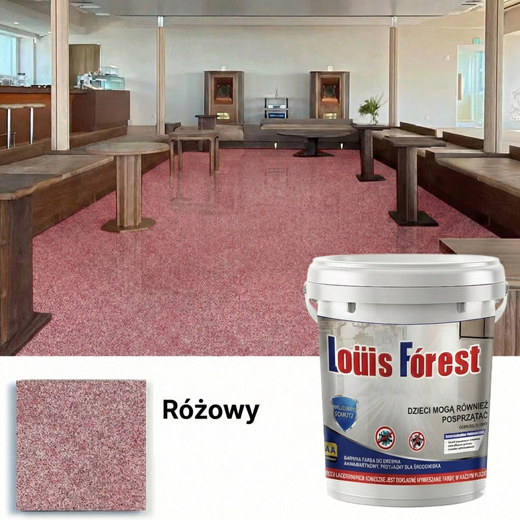 Epoksydowa podłoga z efektem marmuru – zestaw wysokopołyskowej powłoki podłogowej (odporna na zarysowania i wodę)