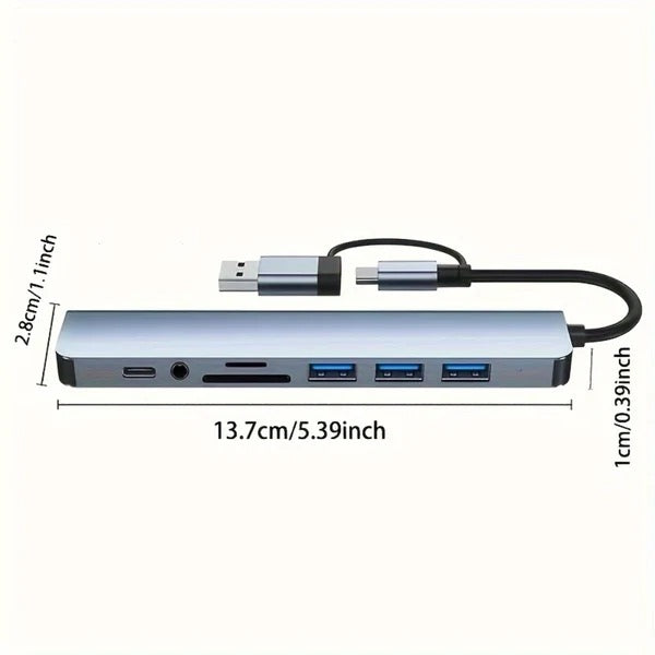 8-w-1 hub USB