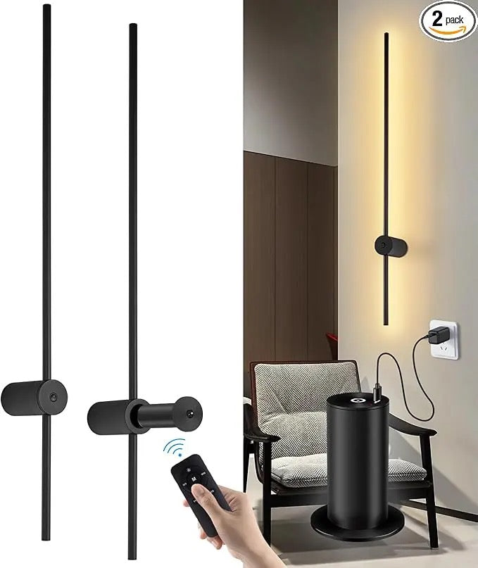 Bezprzewodowa lampa ścienna o nowoczesnym designie