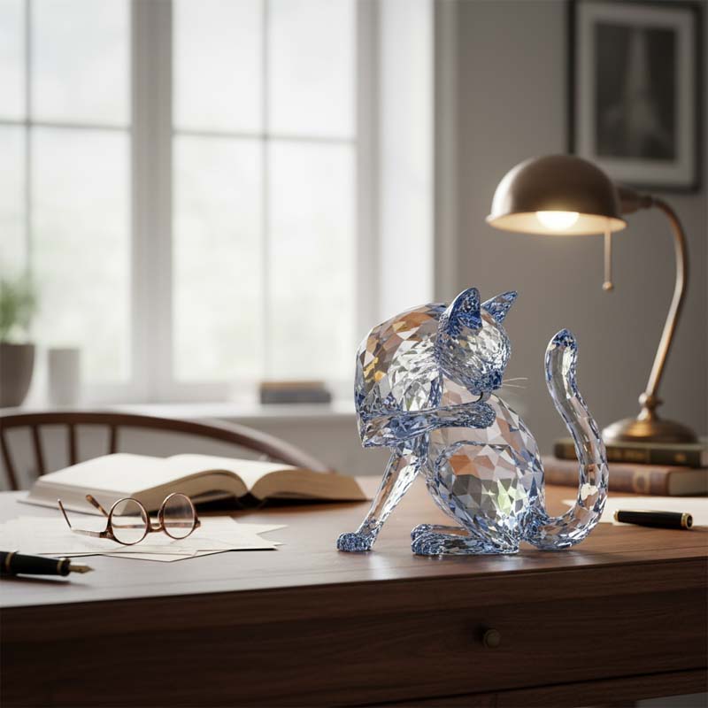 Magiczny kalendarz adwentowy z kryształowymi kotami 2025