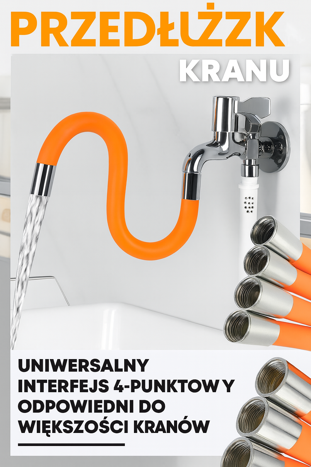 Uniwersalna rurka przedłużająca do piany – wygodna do trudno dostępnych miejsc