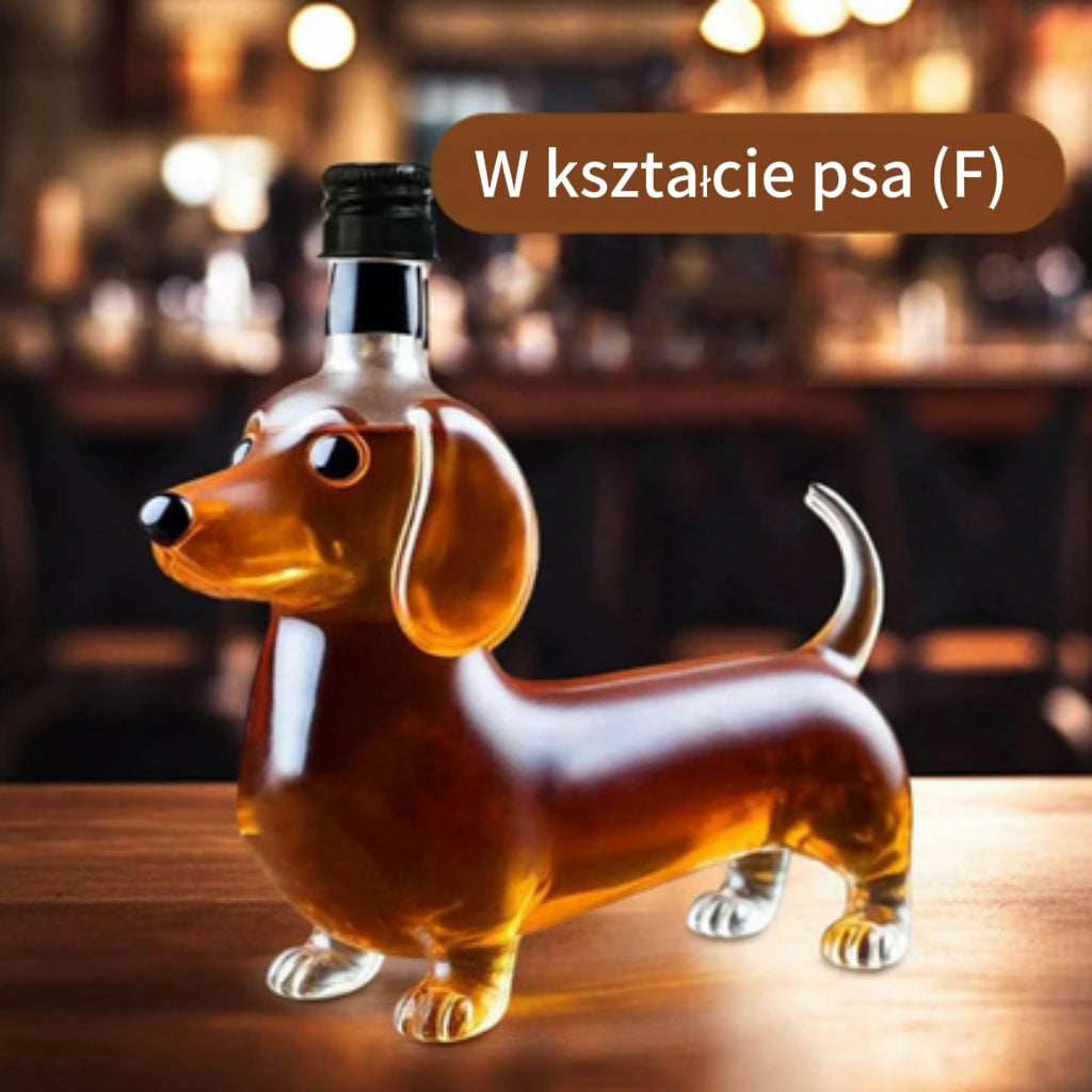 Butelka na whiskey w kształcie zwierzęcia
