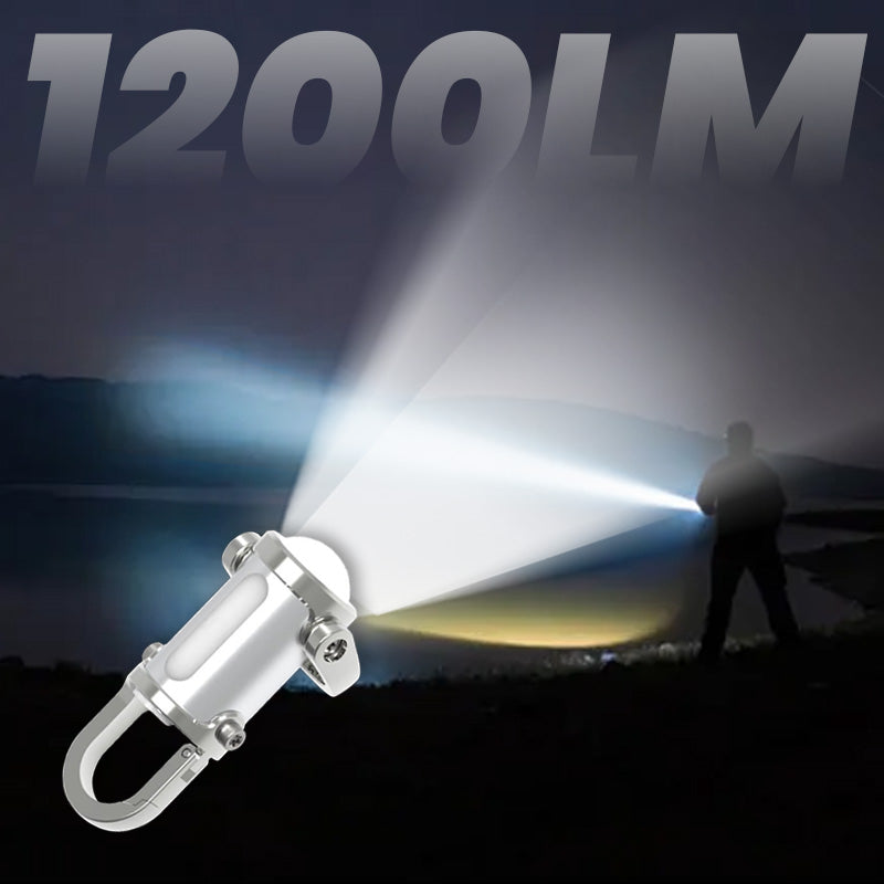 1200LM mini latarka brelokowa – super jasna i wodoodporna