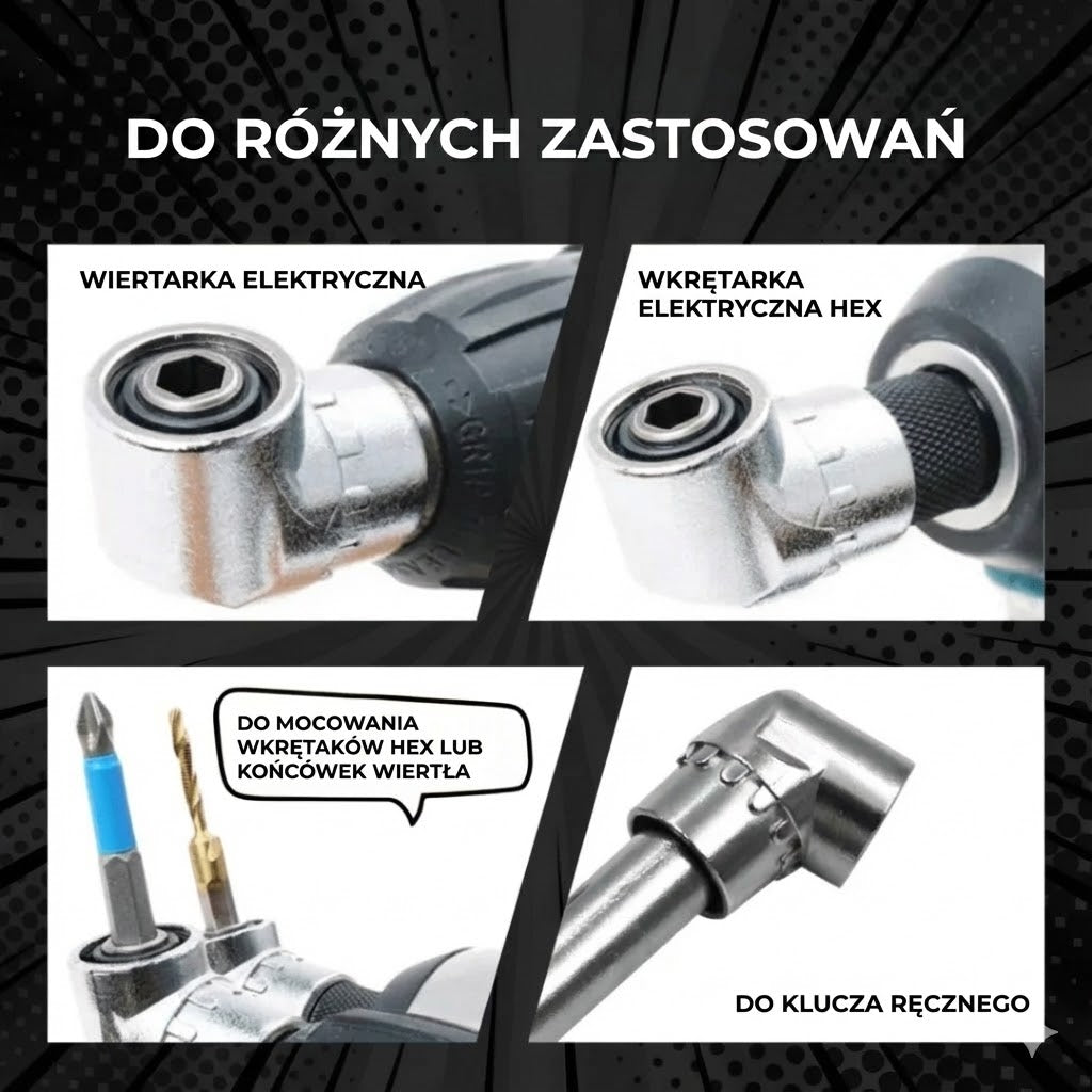Zestaw 2 kątowych wierteł