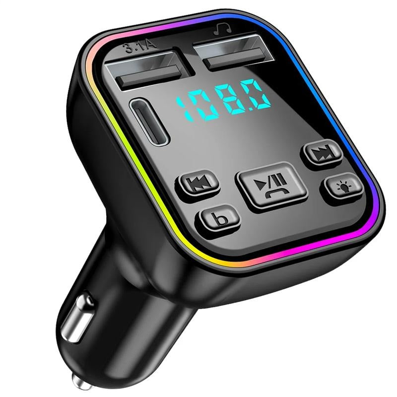 Adapter samochodowy Bluetooth FM i ładowarka
