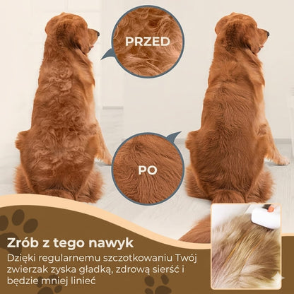 Dwufunkcyjna szczotka dla zwierząt
