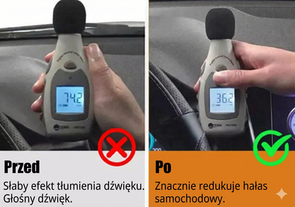Uniwersalna uszczelka do drzwi samochodowych (5 m) – samoprzylepna listwa przeciw wiatrowi i hałasowi (typ B)