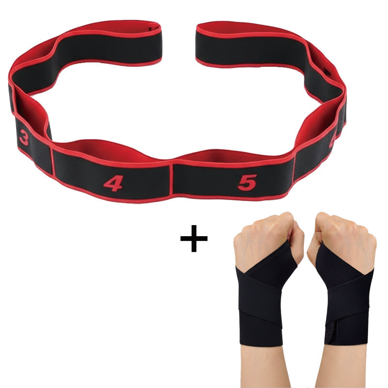 Długa taśma oporowa – guma do jogi, pilatesu i rozciągania (taśma fitness)