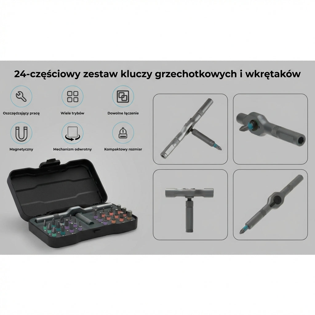 Zestaw małych wkrętaków 24 w 1