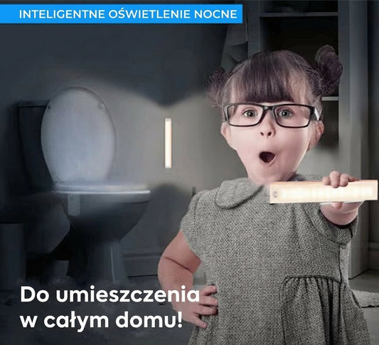 Domowa lampa LED z czujnikiem ruchu i trzema temperaturami barwowymi