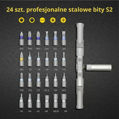 Zestaw małych wkrętaków 24 w 1