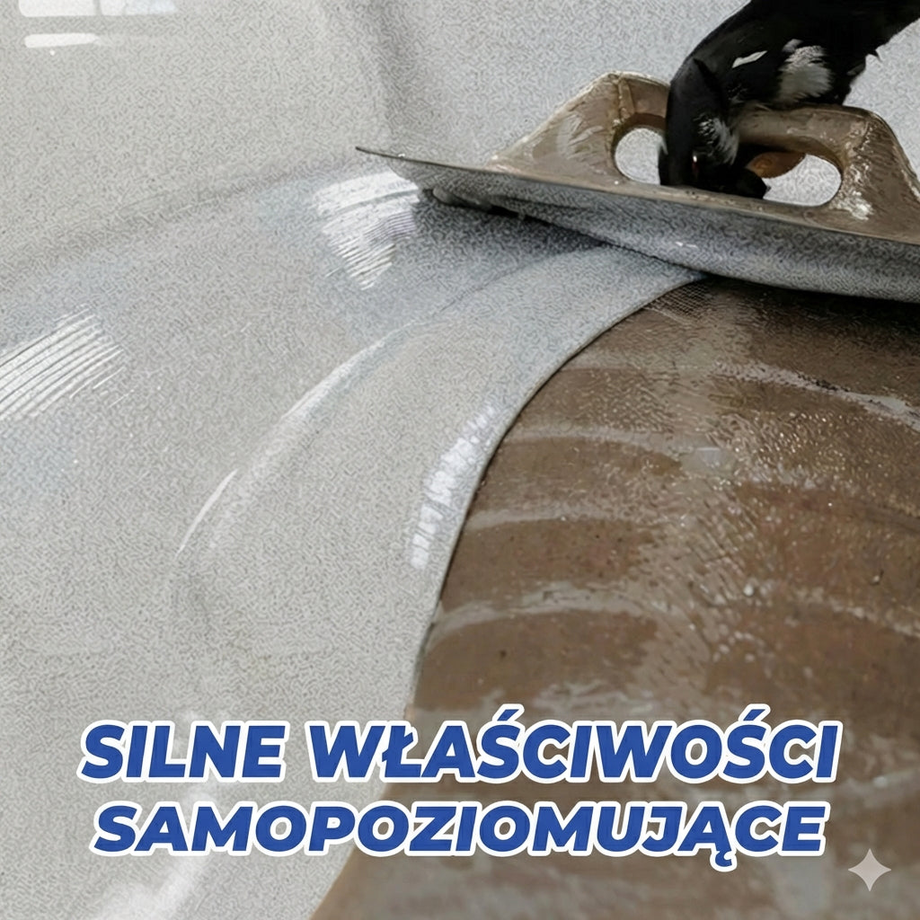 Epoksydowa podłoga z efektem marmuru – zestaw wysokopołyskowej powłoki podłogowej (odporna na zarysowania i wodę)