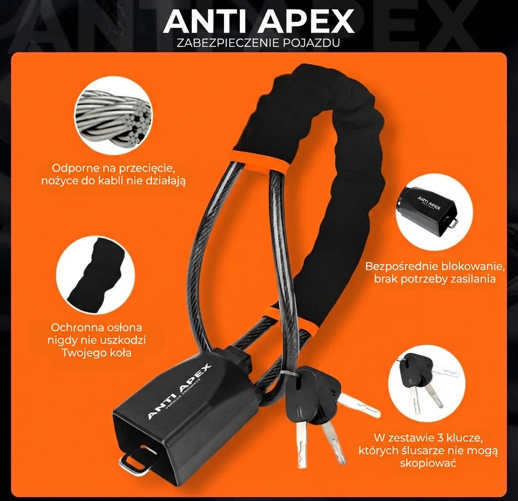 APEX™ Profesjonalna blokada kierownicy