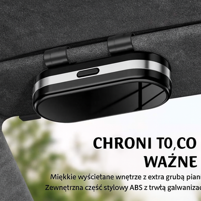 Samochodowy uchwyt na okulary