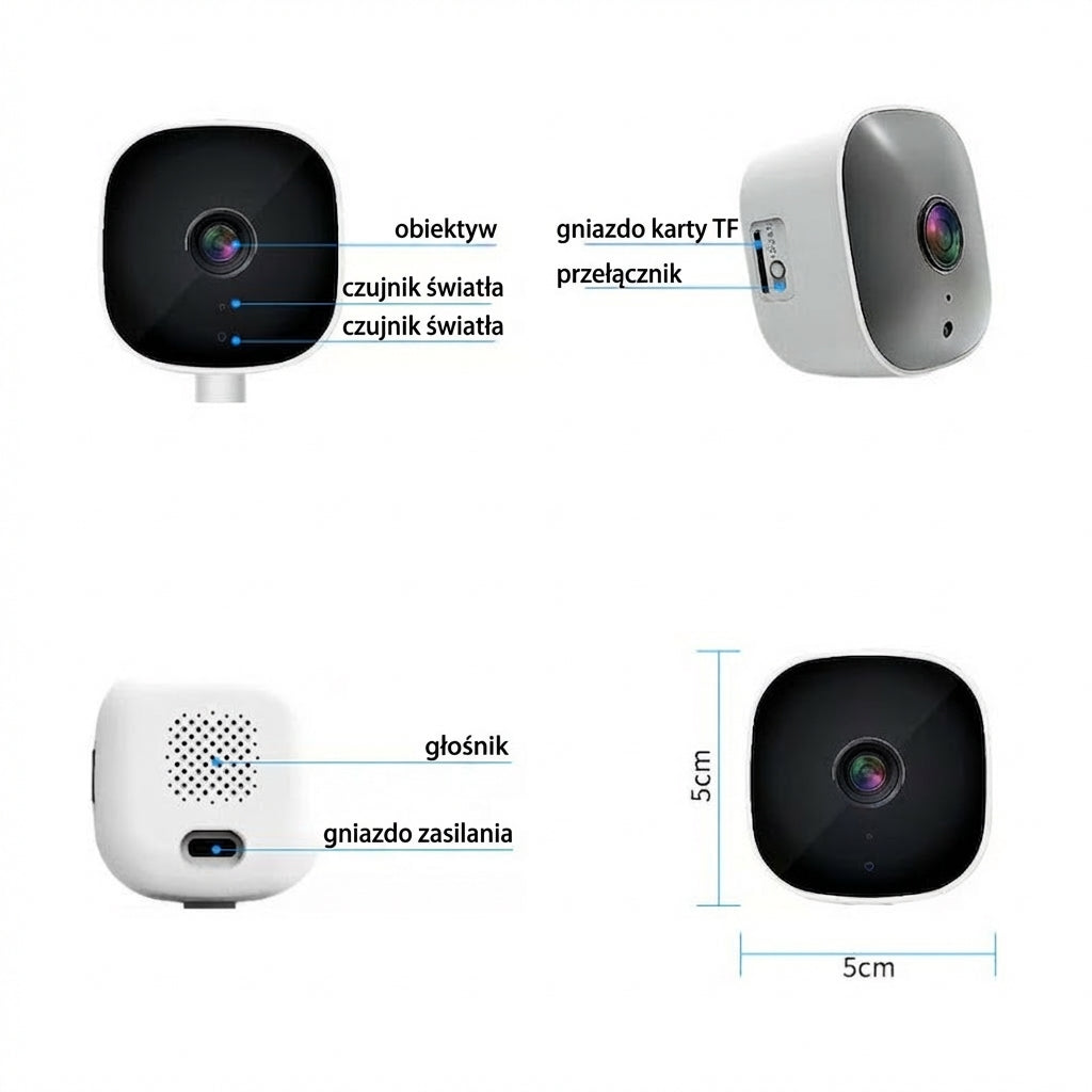 [Kamera bezpieczeństwa WiFi w jakości 2K Ultra HD]