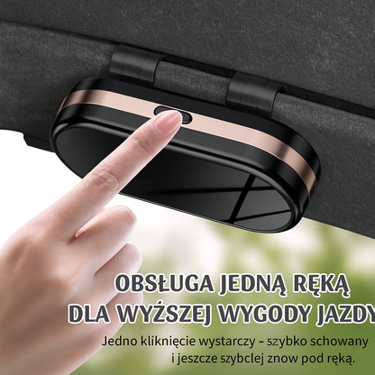 Samochodowy uchwyt na okulary