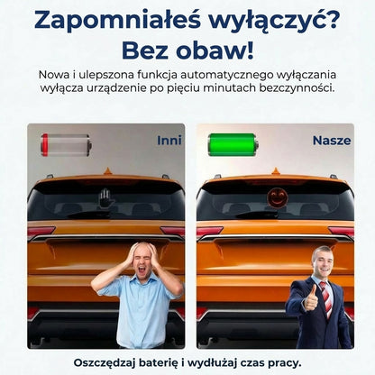 Świecąca lampka samochodowa w kształcie dłoni