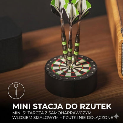 Luksusowy mini stojak na rzutk