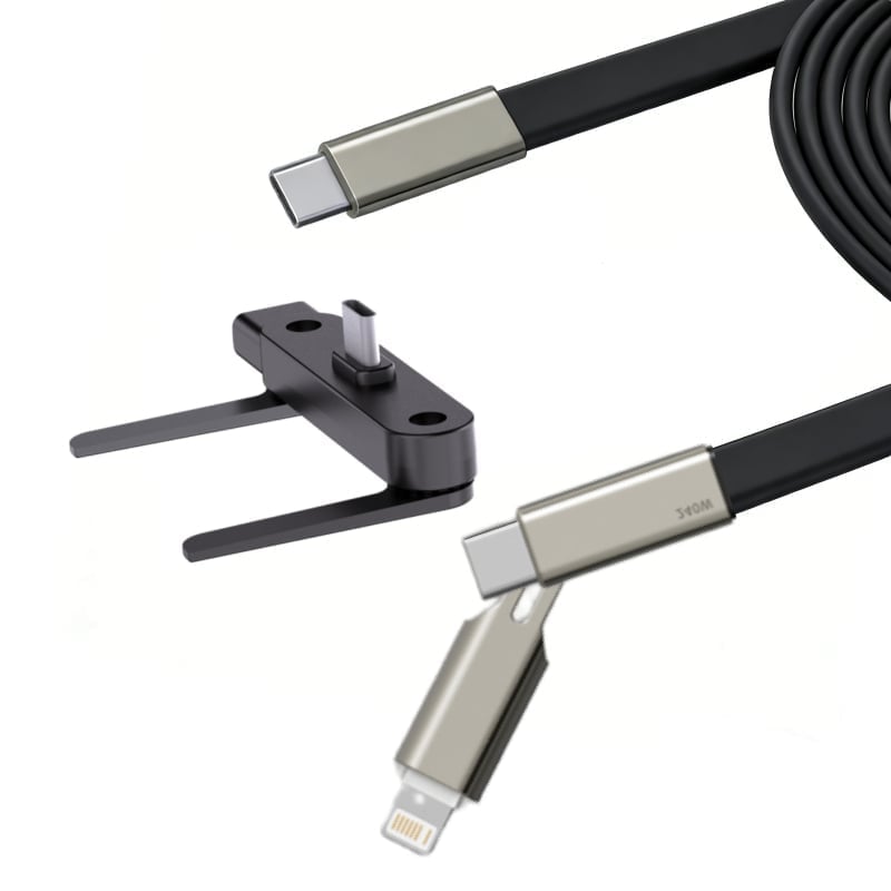Supermocny kabel USB-C 240W – obrotowa końcówka 360°