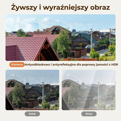 [Kamera bezpieczeństwa WiFi w jakości 2K Ultra HD]