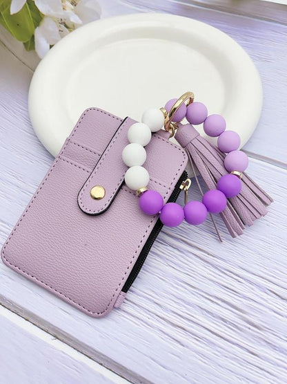 Modny silikonowy brelok na nadgarstek w stylu boho