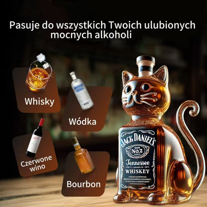 Butelka na whiskey w kształcie zwierzęcia