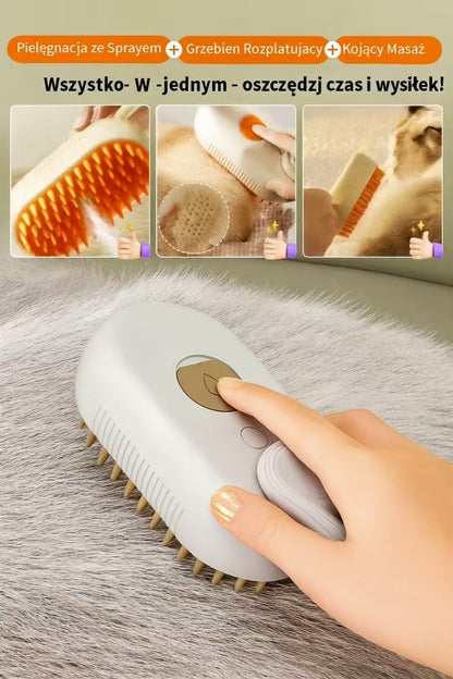 Parowy grzebień dla zwierząt