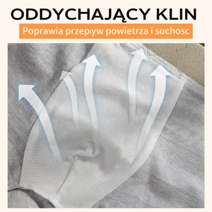 Oddychające bokserki męskie z geometrycznym wzorem – 1 zestaw (3 sztuki)