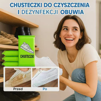 Chusteczki do szybkiego czyszczenia obuwia – 1 zestaw (3 sztuki)
