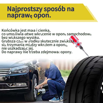Gumowe gwoździe do naprawy opon próżniowych