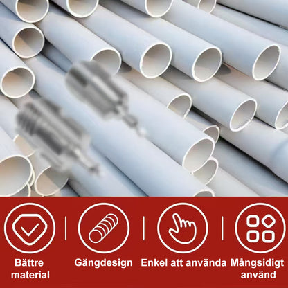 Narzędzie do gwintowania wewnętrznego i zewnętrznego rur PVC