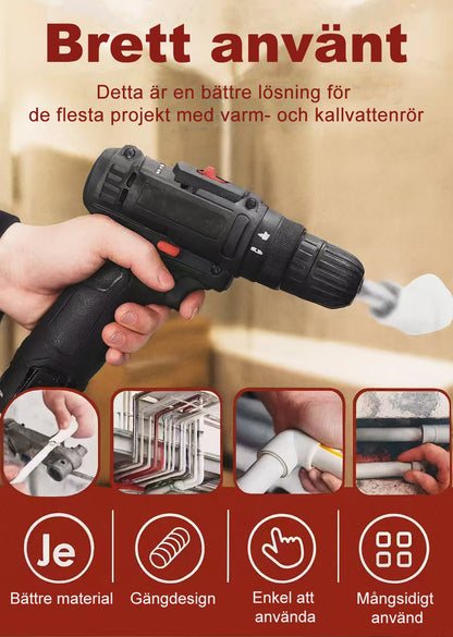 Narzędzie do gwintowania wewnętrznego i zewnętrznego rur PVC