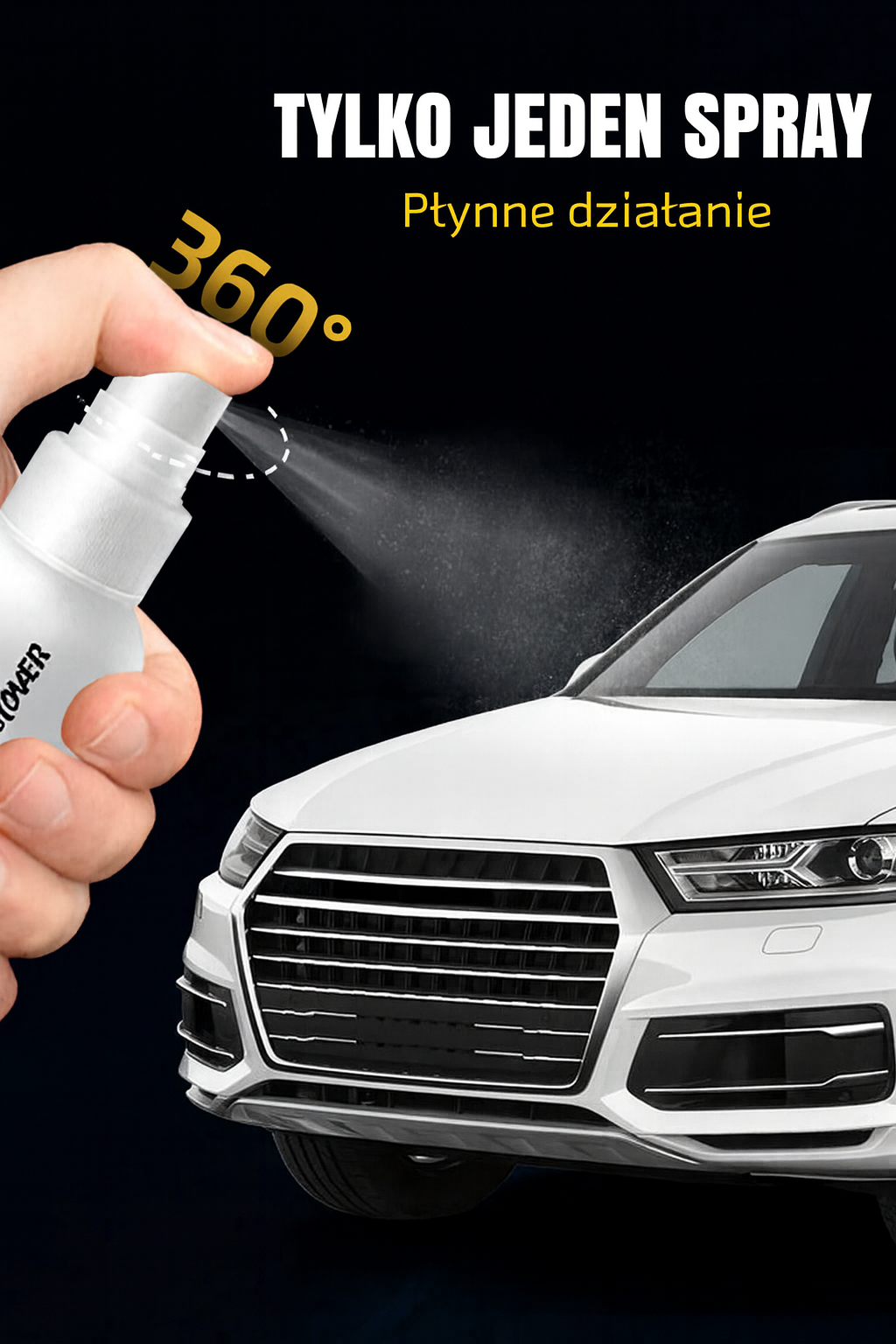 Spray do usuwania rys z lakieru samochodowego – uniwersalny dla każdego koloru