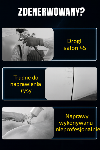 Spray do usuwania rys z lakieru samochodowego – uniwersalny dla każdego koloru