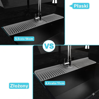 Składana mata ochronna na kran – utrzymuje blat suchy