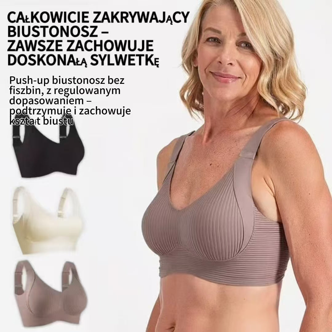 Push-up biustonosz bez fiszbin
