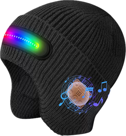 Inteligentna czapka — Bluetooth i oświetlenie LED