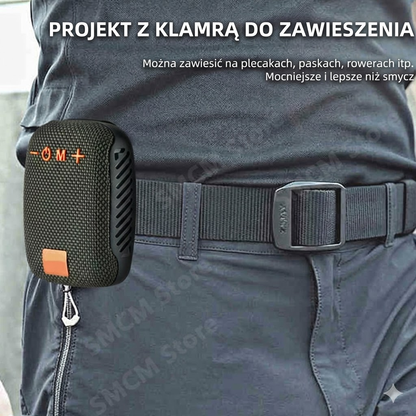 Głośnik Bluetooth na rower – wodoodporny głośnik z solidnym uchwytem (wstrząsoodporny i z funkcją zestawu głośnomówiącego)