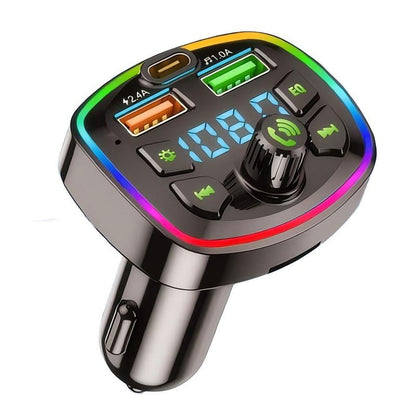Adapter samochodowy Bluetooth FM i ładowarka