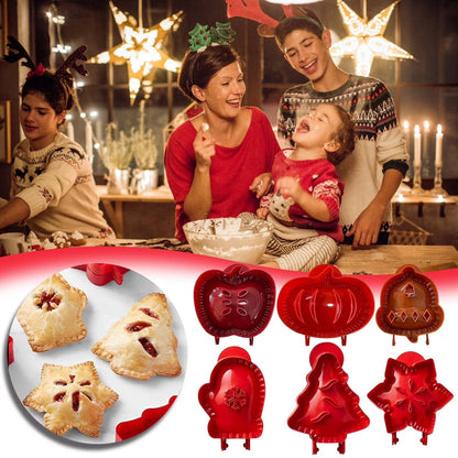 Zestaw [9] mini foremek do ciast na świąteczne wypieki