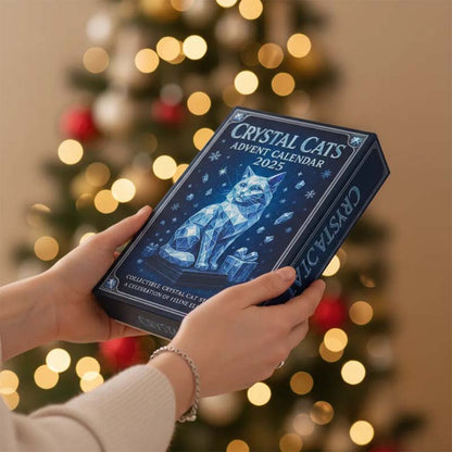 Magiczny kalendarz adwentowy z kryształowymi kotami 2025
