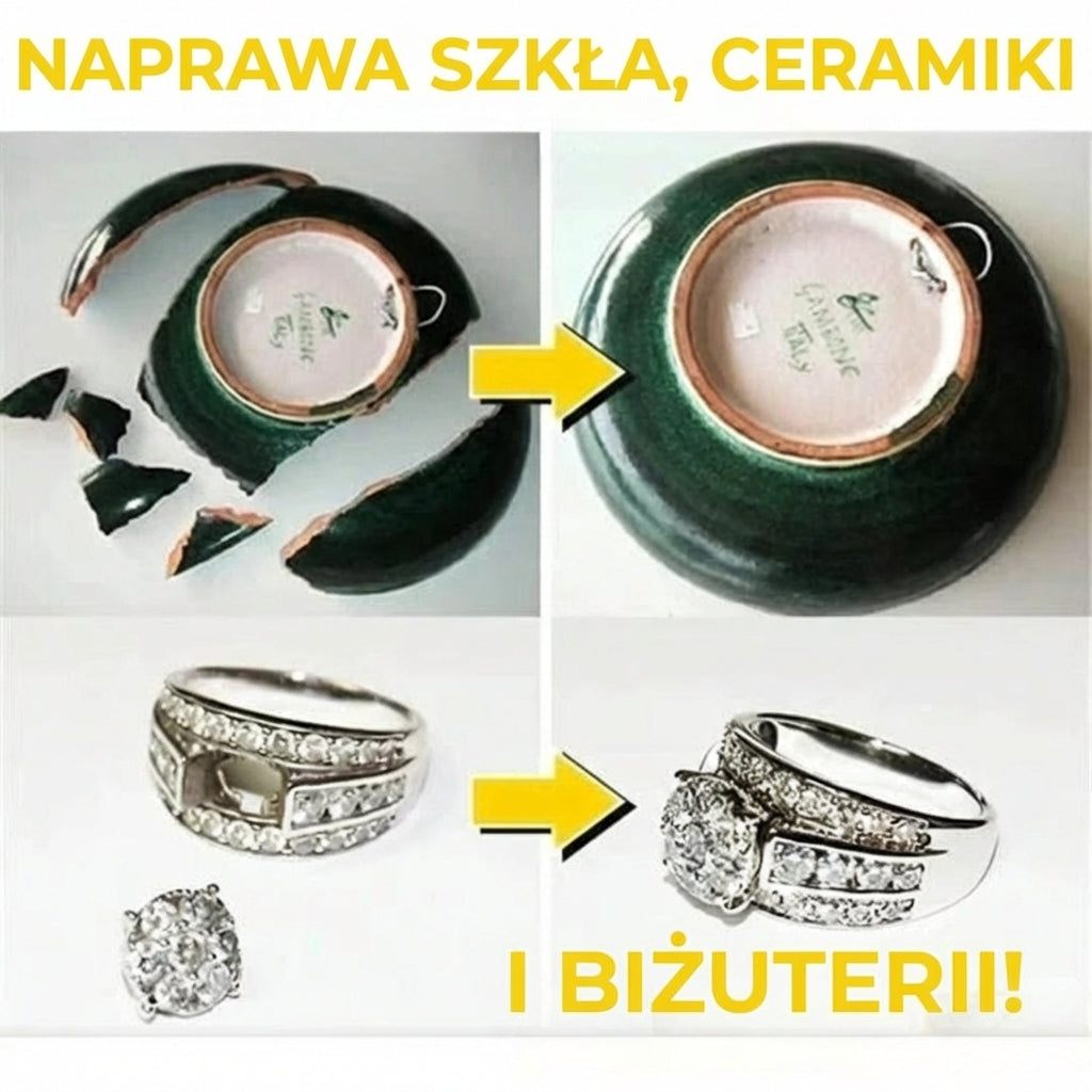 Super Mocny klej uniwersalny – do plastiku, drewna i ceramiki (przezroczysty)