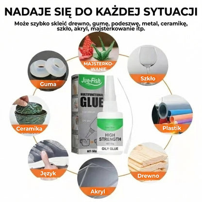 Super Mocny klej uniwersalny – do plastiku, drewna i ceramiki (przezroczysty)