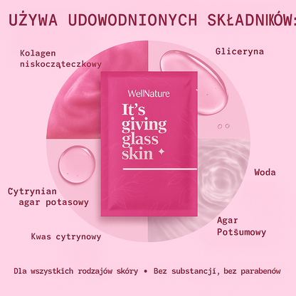 Profesjonalna Maska Kolagenowa – 1 Zestaw (8 Sztuk)