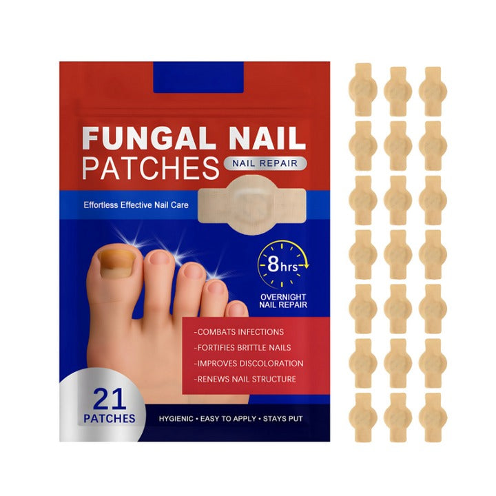 FungalPatch – Intensywny zestaw do pielęgnacji paznokci – Samoprzylepne plastry przeciwgrzybicze