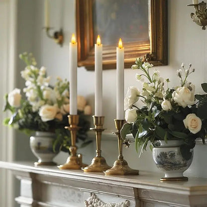 Nastrojowa, ładowalna świeca LED z pilotem i timerem