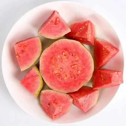 Organiczne nasiona różowej guawy - 60 sztuk
