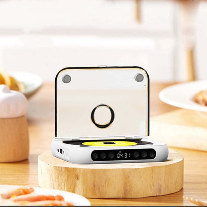 Przenośny odtwarzacz CD z Bluetooth – akumulatorowy Discman do samochodu i w podróż (Anti-Shock)