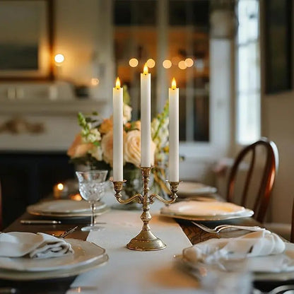 Nastrojowa, ładowalna świeca LED z pilotem i timerem