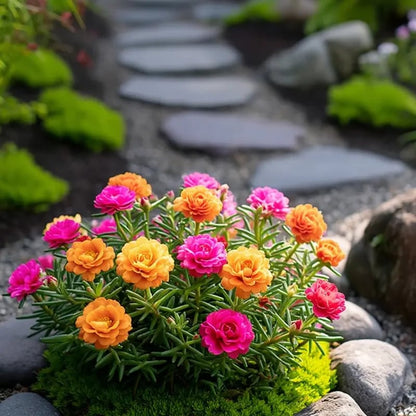 🌸Mieszanka nasion róży mchowej (1000 nasion) – 🌿Portulaka/Róża słoneczna